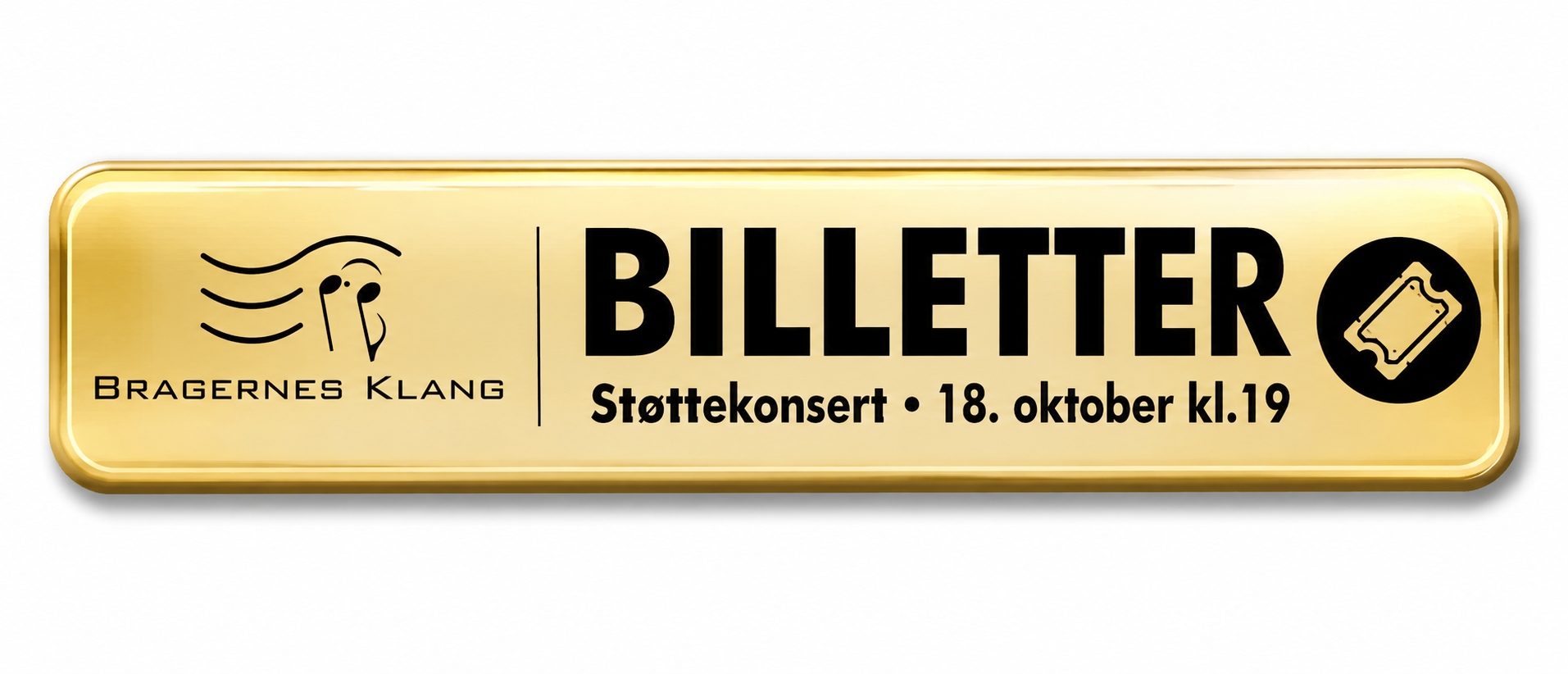 Billetter konsert 18 oktober